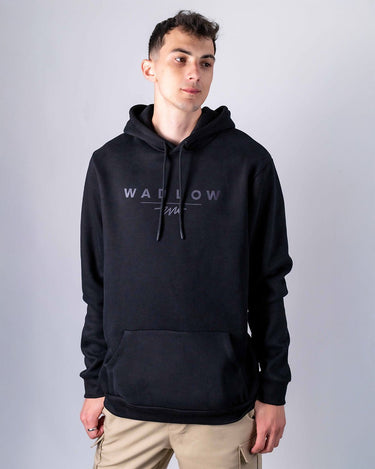 Model is 6'7", 195 lbs, wearing size L