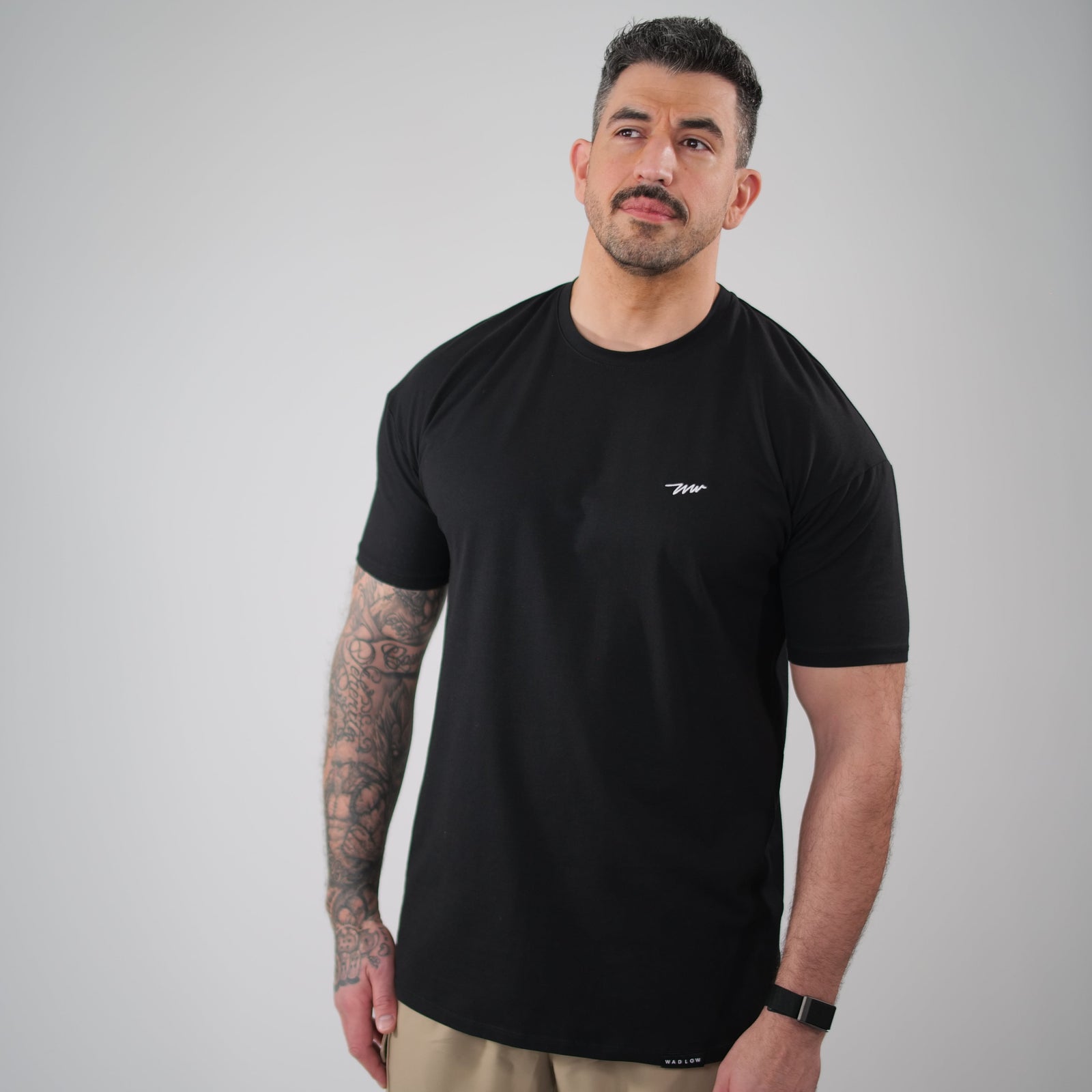 Essential 2.0 black T-shirt for Tall Men