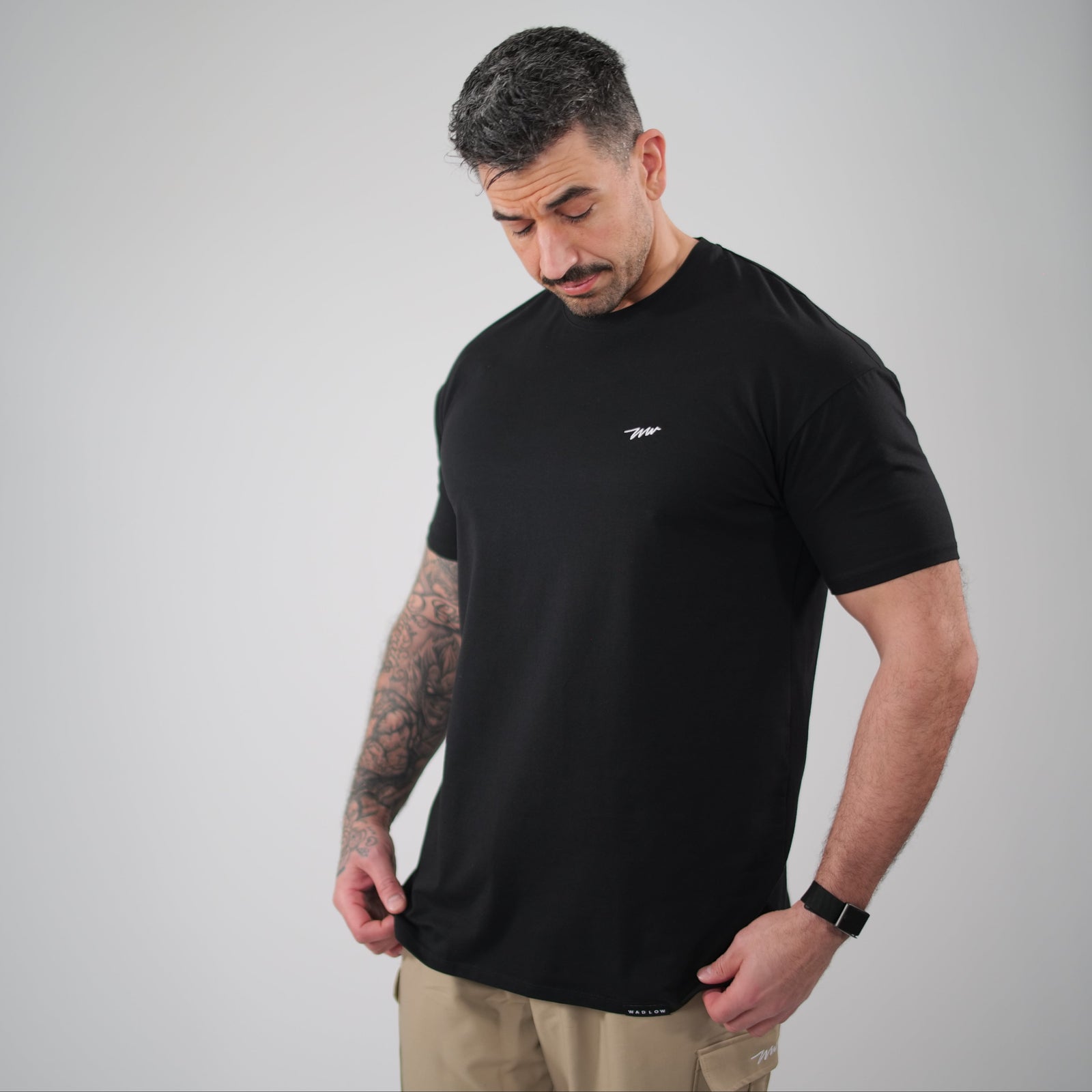 Essential 2.0 black T-shirt for Tall Men