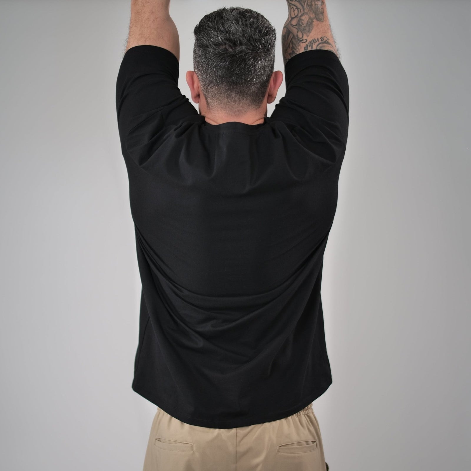 Essential 2.0 black T-shirt for Tall Men