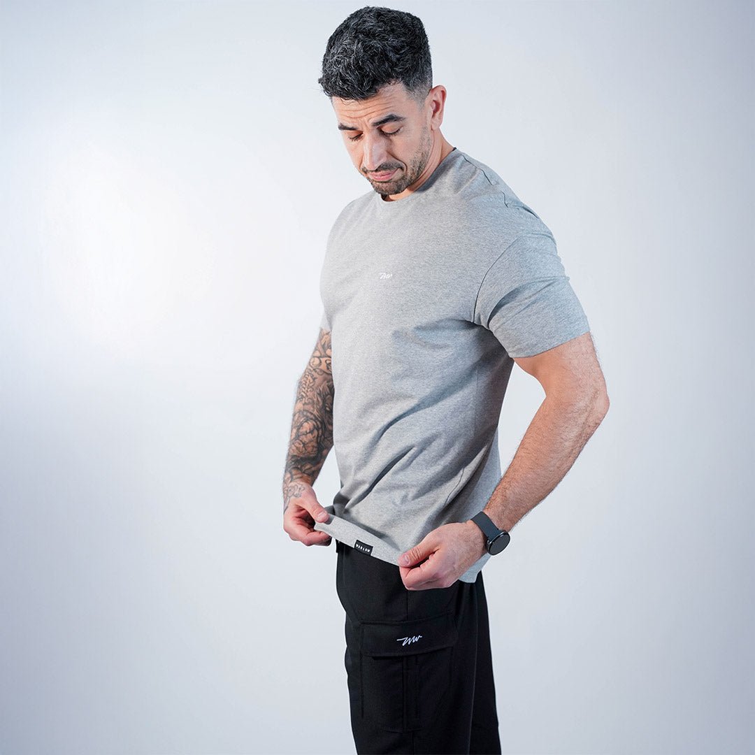 Essential 2.0 Light Grey T-shirt for Tall Men