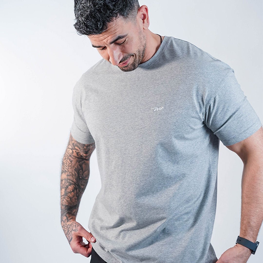 Essential 2.0 Light Grey T-shirt for Tall Men