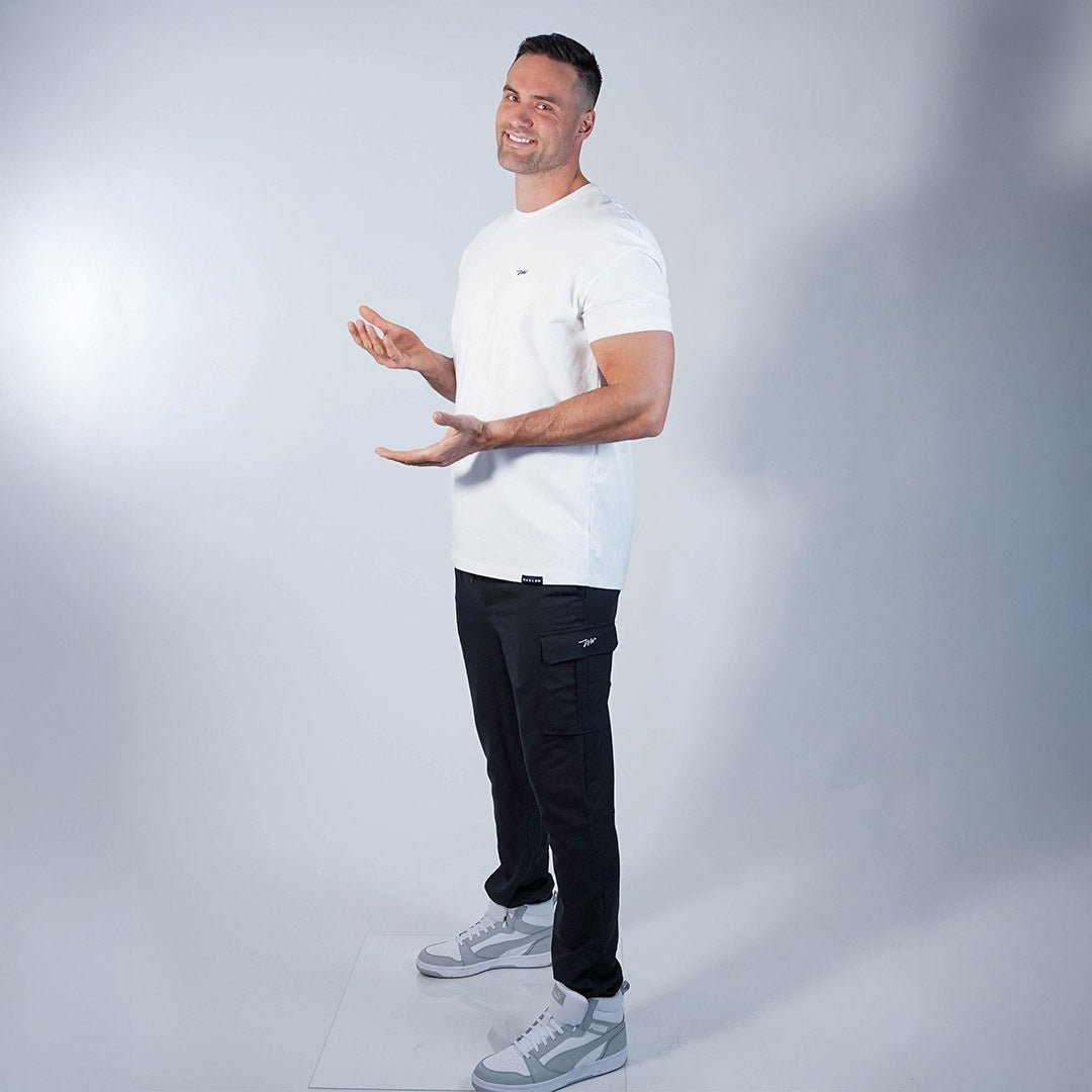 Essential 2.0 White T-shirt for Tall Men