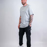Model is 6'4", 240 lbs, wearing size Large