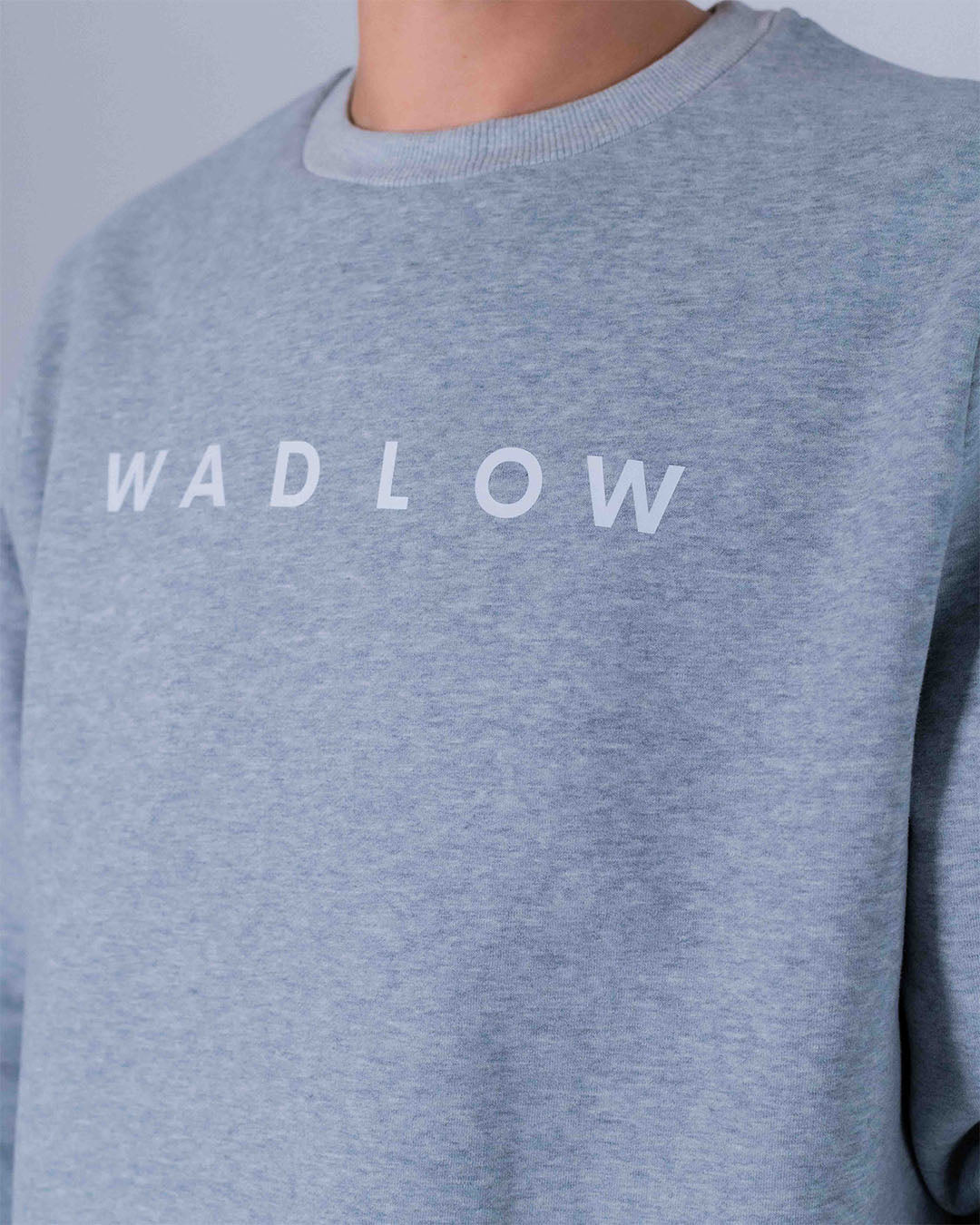 Crewneck Lourd Pour les grands - Gris