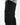 Close-up of black pants for tall men with side pocket and Wadlow logo