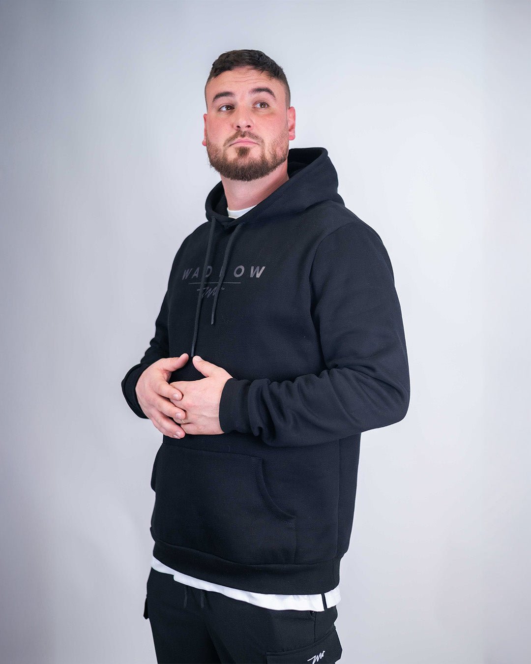 Hoodie Signature Pour les grands - Noir