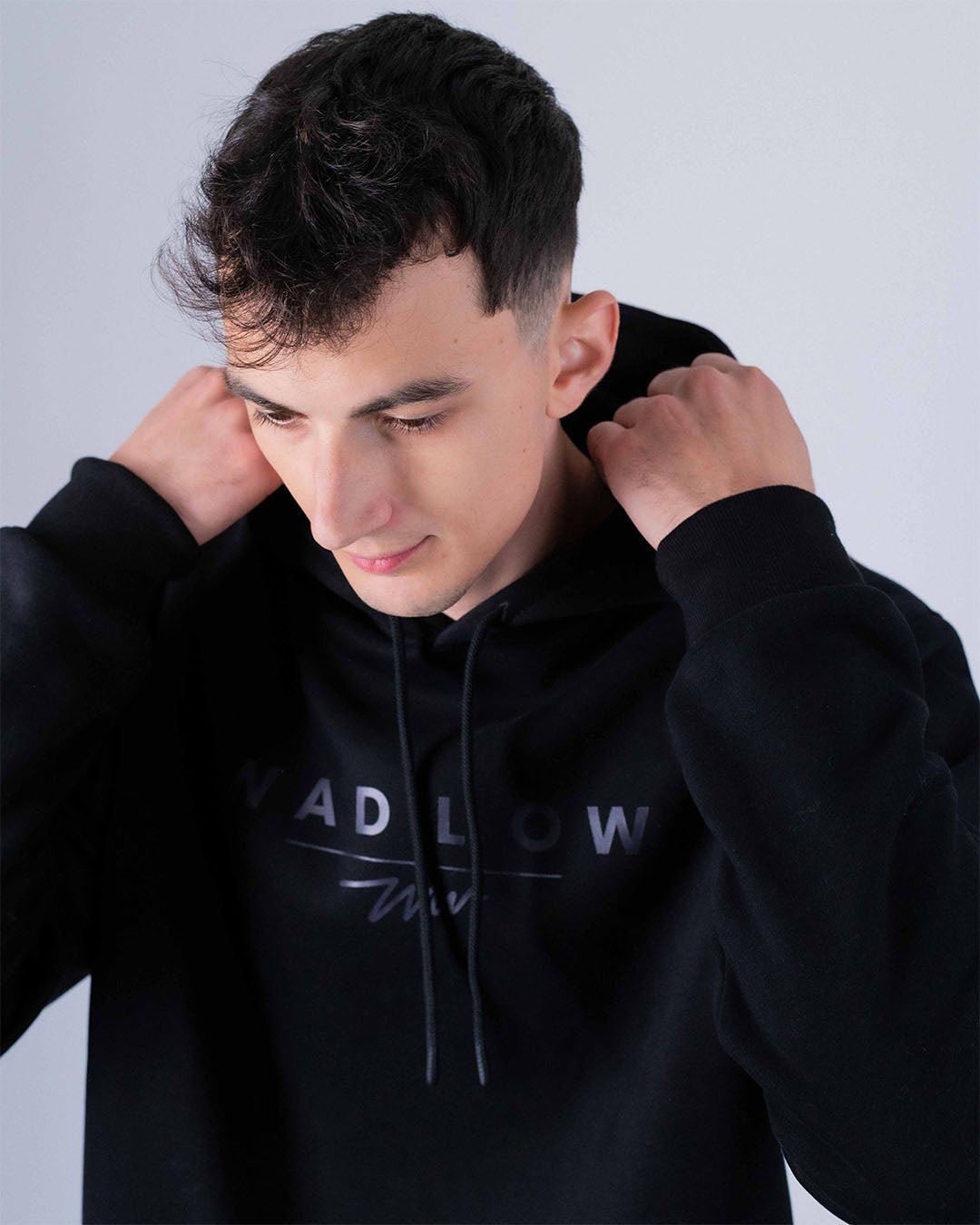 Hoodie Signature Pour les grands - Noir
