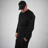 Model is 6'4", 240 lbs, wearing size Large