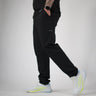 Model is 6'4", 240 lbs, wearing size Medium