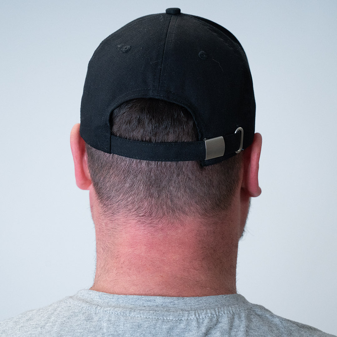 WADLOW CAP FOR TALL MEN — BLACK